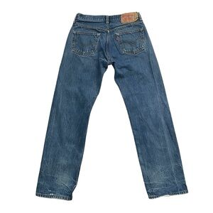 Vintage 2007 Levi’s 501 XX Button Fly Straight Leg Jeans Mexico Tag 31 X 32